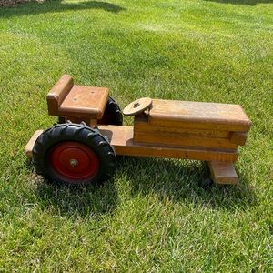 Vintage Community Playthings . Rifton NY. Ride on Tractor. Solid.
